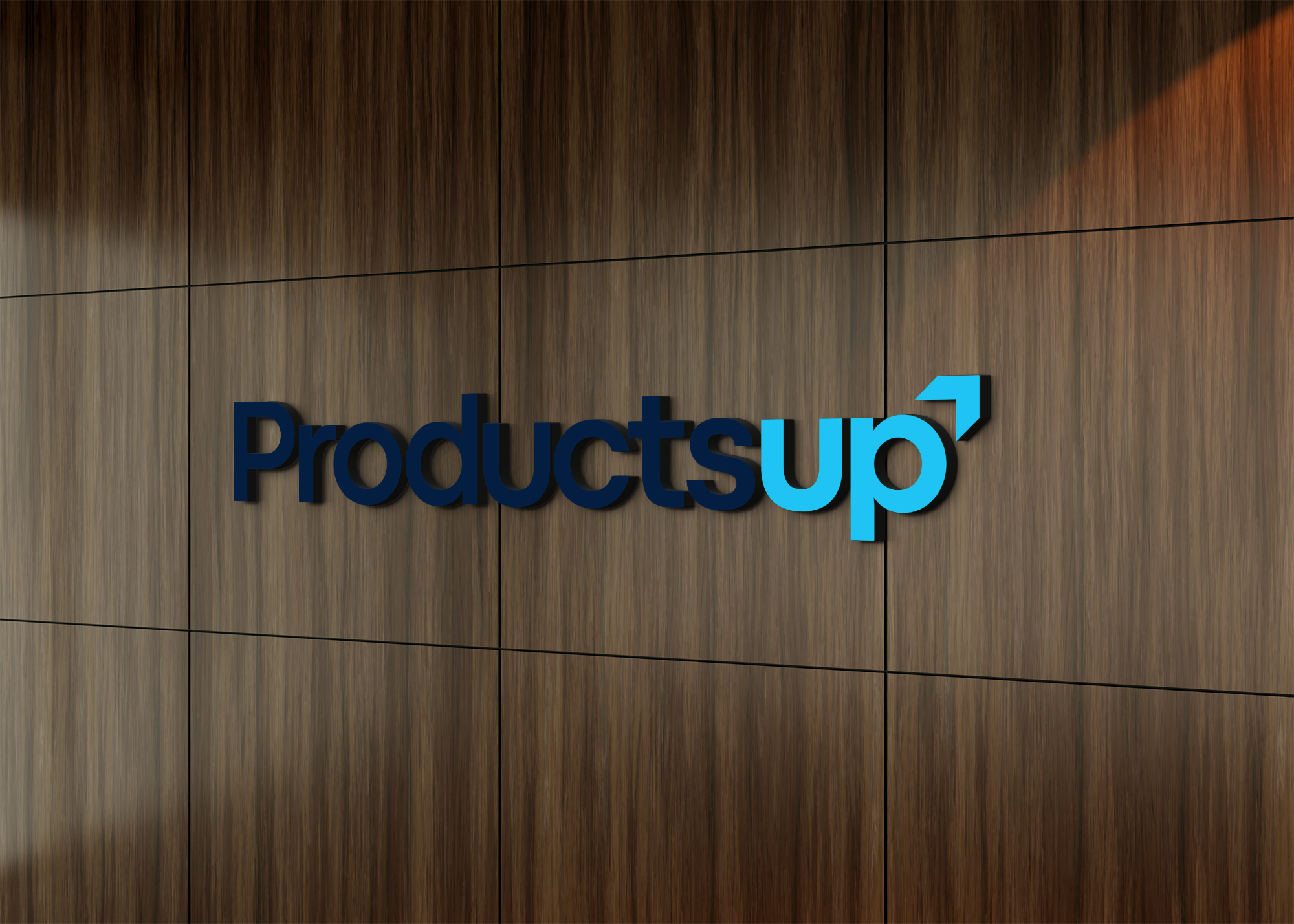 Productsup logo on wall .png